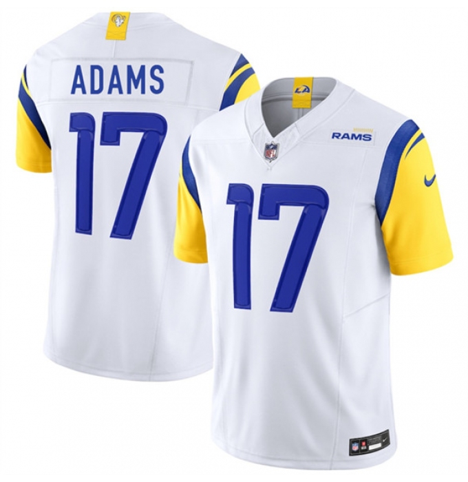 Men's Los Angeles Rams #17 Davante Adams White 2024 F.U.S.E. Vapor Untouchable Limited Football Stitched Jersey