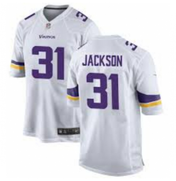 Men's Nike Minnesota Vikings #31 Khyree Jackson White F U S E Stitched NFL Jersey