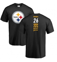 NFL Nike Pittsburgh Steelers #26 Le'Veon Bell Black Backer T-Shirt