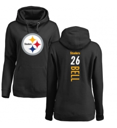 NFL Women's Nike Pittsburgh Steelers #26 Le'Veon Bell Black Backer Pullover Hoodie