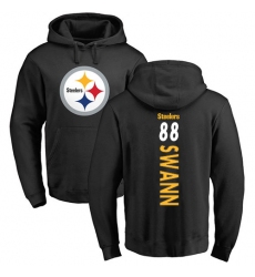 NFL Nike Pittsburgh Steelers #88 Lynn Swann Black Backer Pullover Hoodie