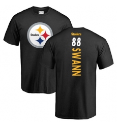 NFL Nike Pittsburgh Steelers #88 Lynn Swann Black Backer T-Shirt