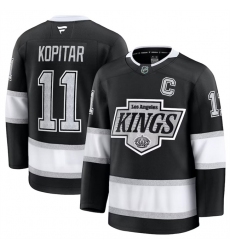 Men's Los Angeles Kings #11 Anze Kopitar Black 2024-25 Home Stitched Hockey Jersey