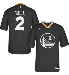 Youth Adidas Golden State Warriors #2 Jordan Bell Authentic Black Alternate NBA Jersey