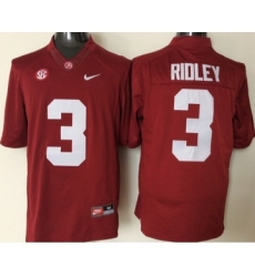 Alabama Crimson Tide 3 Calvin Ridley Red College Football Jersey