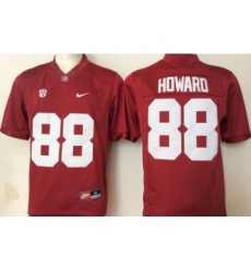 Alabama Crimson Tide 88 O.J. Howard Red College Football Jersey