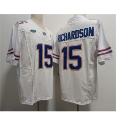 Men's Florida Gators #15 Anthony Richardson White Stitched Jersey