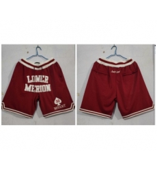 Lower Merion Aces 33 Kobe Bryant Red Just Don With Pocket High School Mesh Shorts