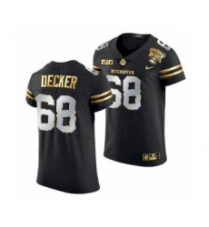 Men's Ohio State Buckeyes Taylor Decker 2021 Sugar Bowl Jersey Black Gold