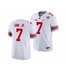 Men's Ohio State Buckeyes Ted Ginn Jr. 2021 Sugar Bowl White Football Jersey