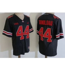 Ohio State Buckeyes #44 Tuimoloau Black Scarlet NCAA Football Jersey