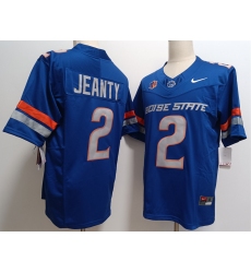 Men's Boise State Broncos #2 Ashton Jeanty Royal 2024 F.U.S.E. Vapor Limited Stitched Football Jersey