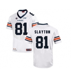 Auburn Tigers 81 Darius Slayton White College Football Jersey