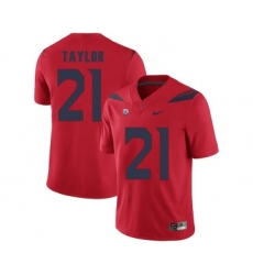 Arizona Wildcats 21 J.J. Taylor Red College Football Jersey