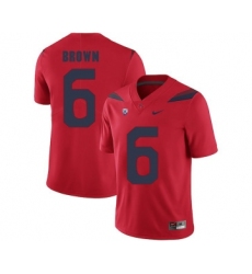 Arizona Wildcats 6 Shun Brown Red College Football Jersey