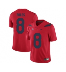 Arizona Wildcats 8 Nick Foles Red College Football Jersey