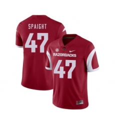 Arkansas Razorbacks 47 Martrell Spaight Red College Football Jersey