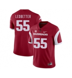 Arkansas Razorbacks 55 Jeremiah Ledbetter Red College Football Jersey