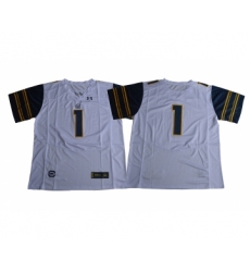 California Golden Bears 1 DeSean Jackson White College Football Jersey