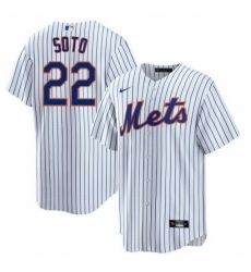 Youth New York Mets Juan Soto #22 White Cool Base Stitched MLB Jersey