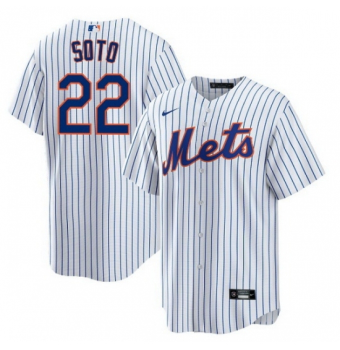 Youth New York Mets Juan Soto #22 White Cool Base Stitched MLB Jersey