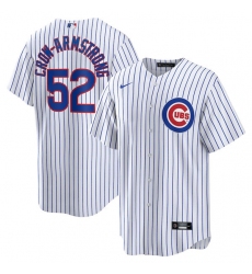 Men's Chicago Cubs #52 Pete Crow-Armstrong White 2024 Cool Base Stitched Baseball Jersey