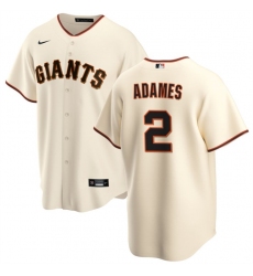 Men's San Francisco Giants #2 Willy Adames Cream Cool Base Stitched Baseball Jersey