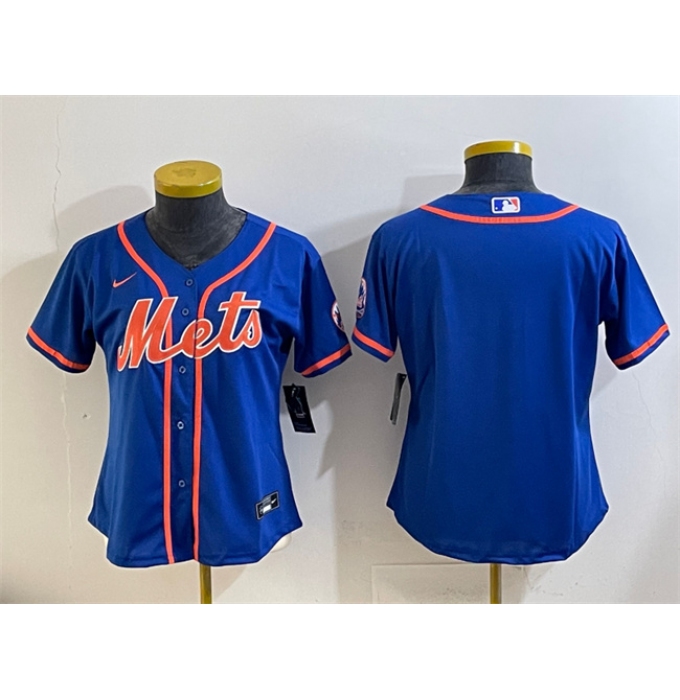 Youth New York Mets Blank Royal Cool Base Stitched Baseball Jersey