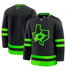 Men's Dallas Stars Blank Black 2024-25 Alternate Stitched Hockey Jersey