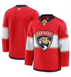 Men's Florida Panthers Blank Red 2024-25 Home Stitched Hockey Jersey