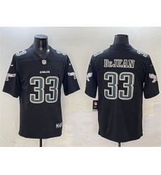 Men's Philadelphia Eagles #33 Cooper DeJean Black Fashion New Vapor Untouchable Limited Stitched Football Jersey