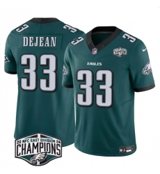 Men's Philadelphia Eagles #33 Cooper DeJean Green 2024 New NFC East Champions F.U.S.E. Vapor Untouchable Limited Stitched Football Jersey