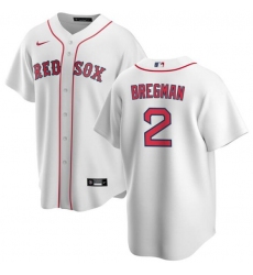 Men's Boston Red Sox #2 Alex Bregman White 2024 Cool Base Stitched Baseball Jersey