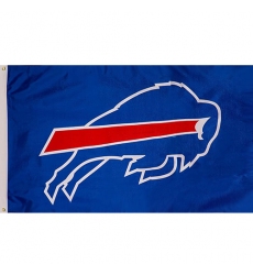 2Pcs NFL Buffalo Bills 3 x 5 Outdoor Durable Flag with Grommets for Outdoor Garden Patio