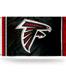 2Pcs WinCraft Atlanta Falcons Large 3x5 Flag