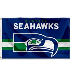 2Pcs WinCraft Seahawks Throwback Vintage Retro 3x5 Banner Flag