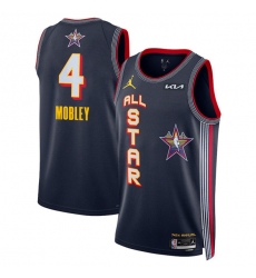 Men's 2025 All-Star #4 Evan Mobley Navy Stitched Basketball Jersey