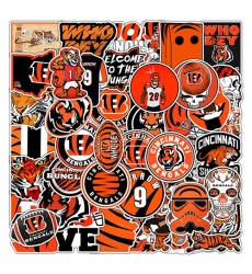 50Pcs Rugby Cincinnati Bengals graffiti sticker Waterproof decorative phone sticker football sticker