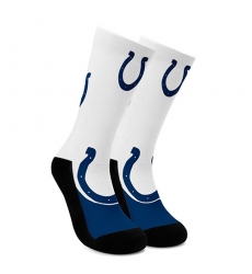 Indiana Lebos Pony For Bare Feet Men's NFL Stripe Deuce Performance Crew Socks