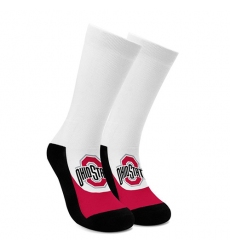 NCAA For Bare Feet Men's NFL Stripe Deuce Performance Crew Socks