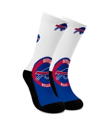 The Buffalo Bills For Bare Feet Men's NFL Stripe Deuce Performance Crew Socks