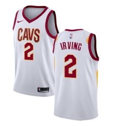 Youth Nike Cleveland Cavaliers #2 Kyrie Irving Authentic White Home NBA Jersey - Association Edition