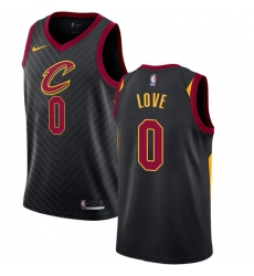 Youth Nike Cleveland Cavaliers #0 Kevin Love Authentic Black Alternate NBA Jersey Statement Edition