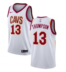 Men's Nike Cleveland Cavaliers #13 Tristan Thompson Authentic White Home NBA Jersey - Association Edition