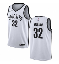 Youth Nike Brooklyn Nets #32 Julius Erving Authentic White NBA Jersey - Association Edition
