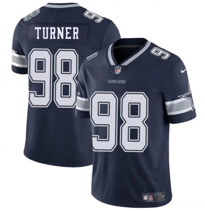 Men's Dallas Cowboys #98 Payton Turner Navy 2025 Vapor Untouchable Limited Football Stitched Jersey