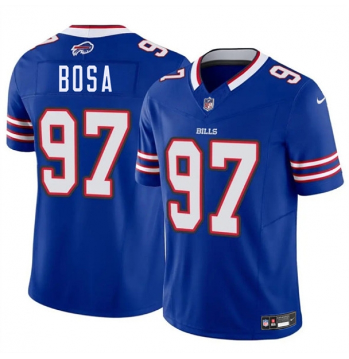 Men's Buffalo Bills #97 Joey Bosa Blue 2025 F.U.S.E. Vapor Untouchable Limited Football Stitched Jersey