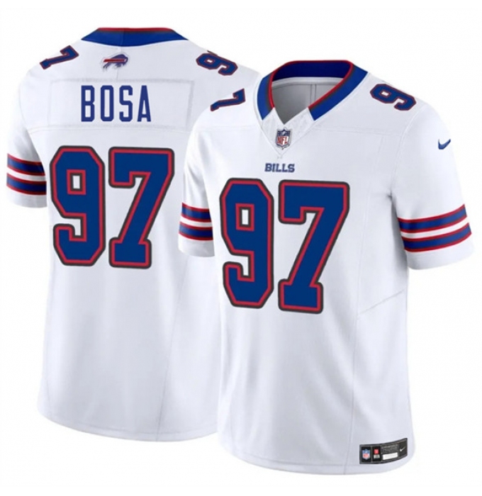 Men's Buffalo Bills #97 Joey Bosa White 2025 F.U.S.E. Vapor Untouchable Limited Football Stitched Jersey