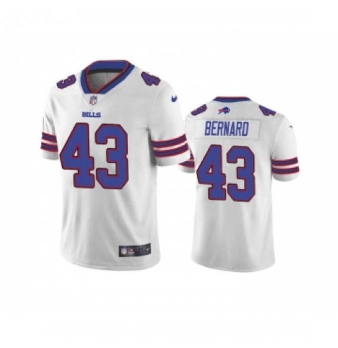 Women's Buffalo Bills #43 Terrel Bernard White Vapor Untouchable Limited Stitched Jersey